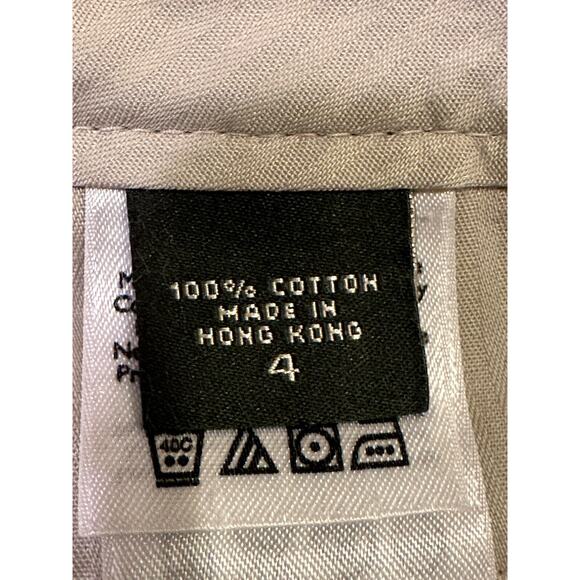 Eddie Bauer Women's Khaki Chino Shorts Size 4 - Picture 15 of 16